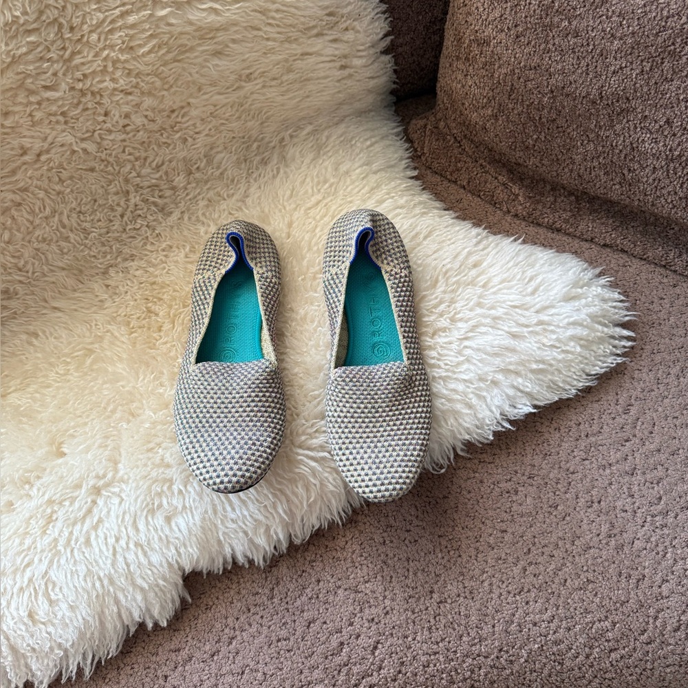 Rothy’s The Round Multi Metallic Slip on Loafer Flats